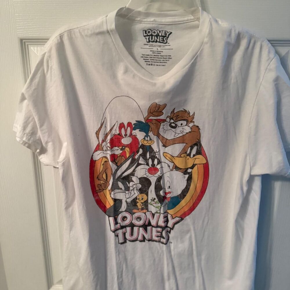 Looney-tunes Women's White T-shirt